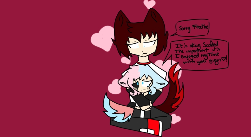 Первый арт Feather про Scaled