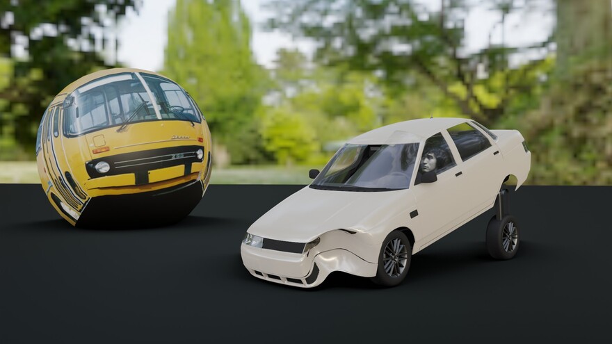 Scaled с шарообразным Икарусом в руке 5